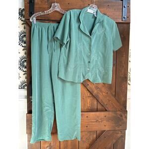 Vintage Alfred Dunner women’s 12 capri two piece outfit